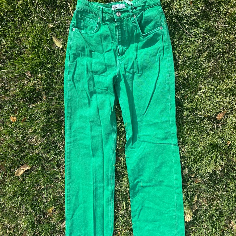 Vibrant Green Jeans